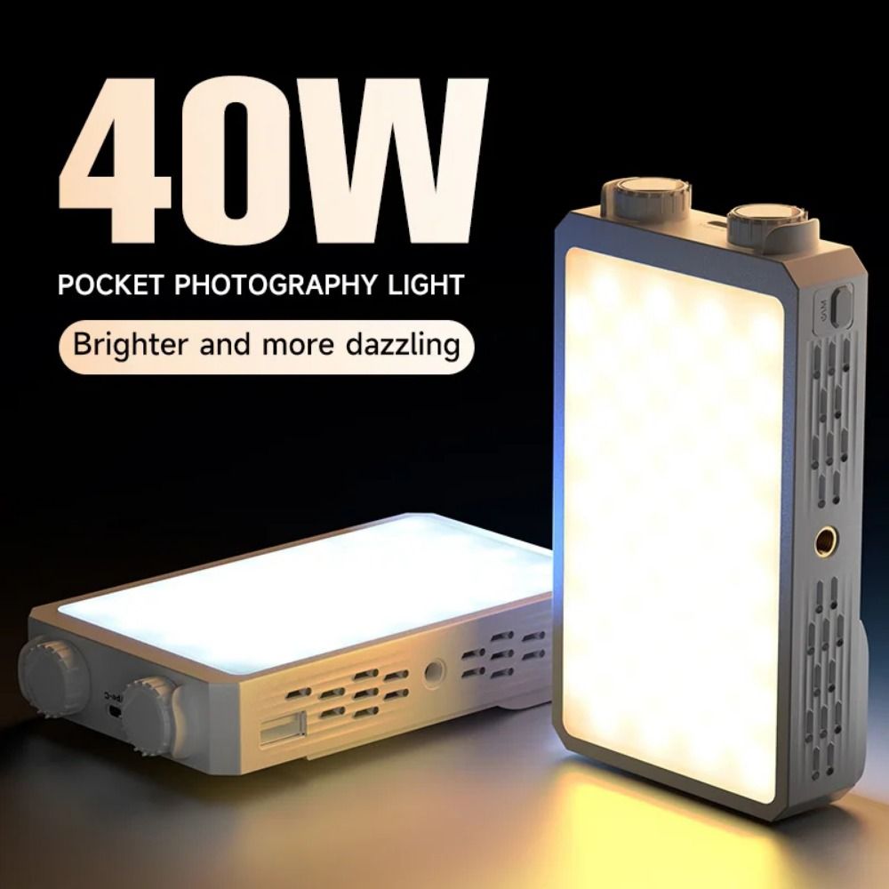40W RGB LED Camera Light 2800- - Photography Lighting Color recension och pris