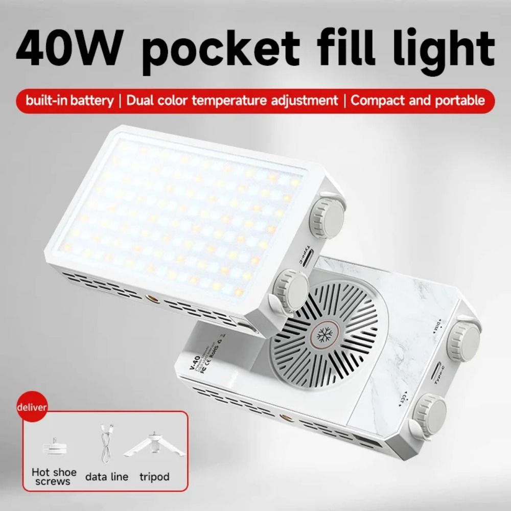 40W RGB LED Camera Light 2800- - Photography Lighting Color recension och pris