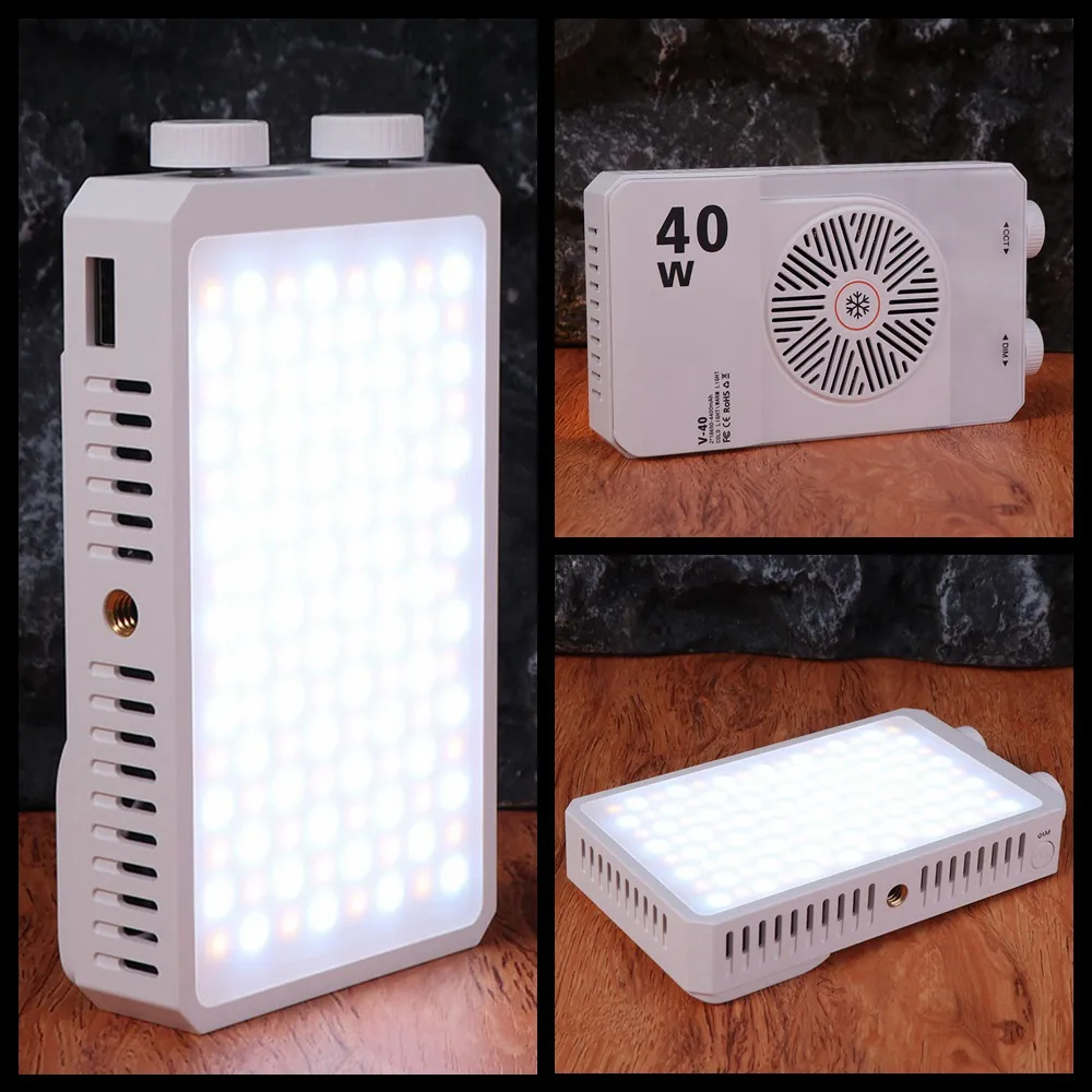 40W RGB LED Camera Light 2800- - Photography Lighting Color recension och pris