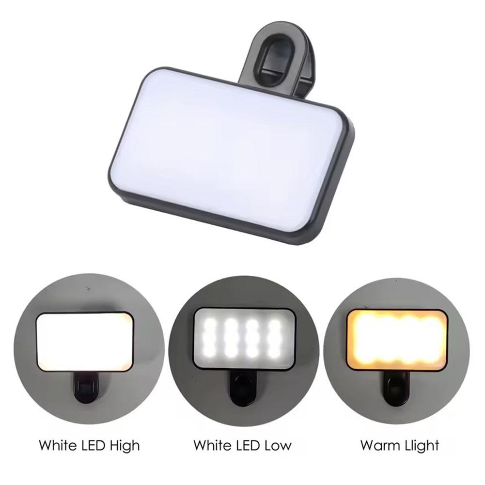 Mini LED Selfie Light 3 Color  - Photography Lightning recension och pris