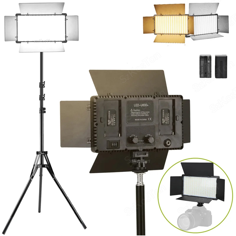 U800 U600 LED Photo Studio Vid - Video Light Panel Led recension och pris